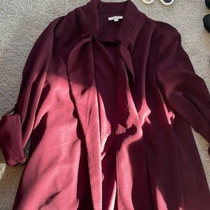 Maroon blazer